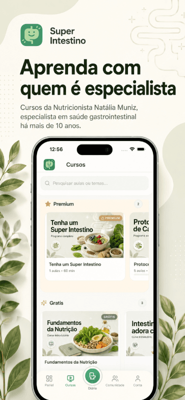 Cursos com especialista em saúde gastrointestinal